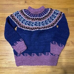 Vintage Women’s Handmade Wool Sweater